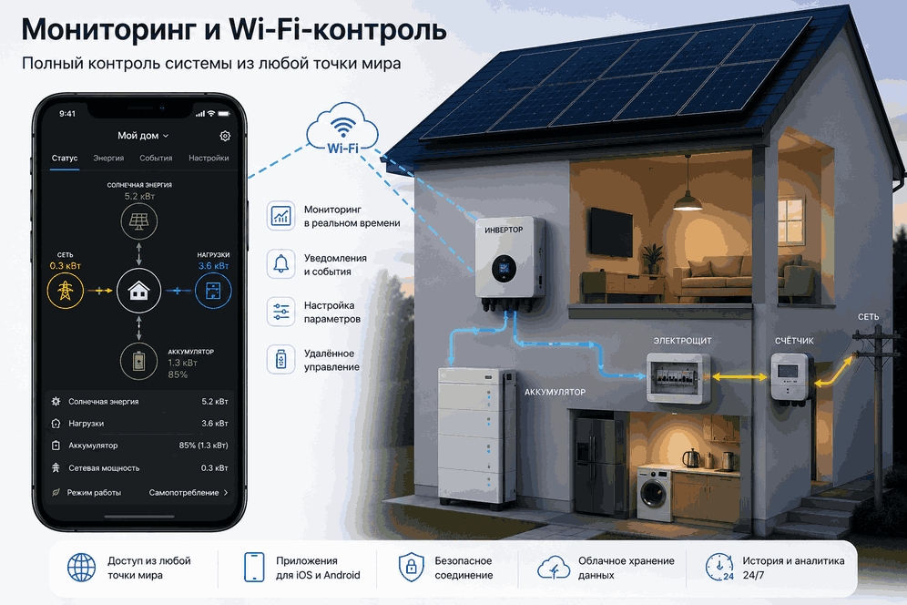 Мониторинг и Wi-Fi-контроль