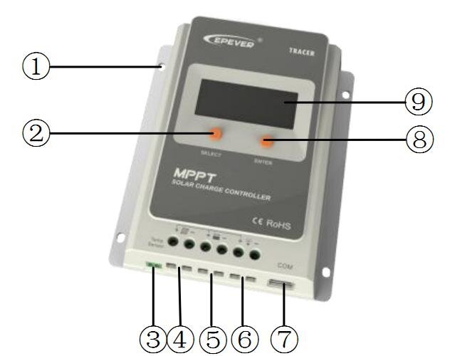 TracerA1 MPPT контроллер EPsolar
