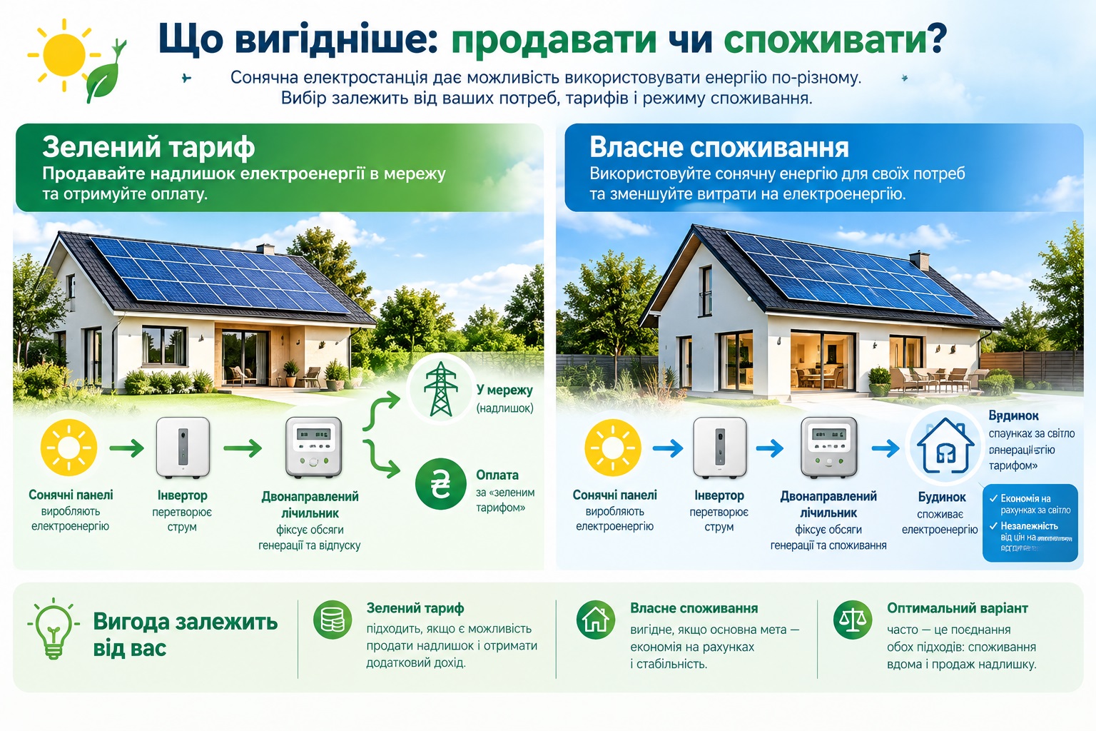 Що вигідніше: продавати чи споживати